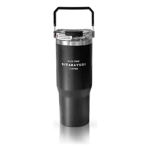 Termo Acero Inoxidable 600ml Manija Superior Frío/calor Coffee Flask Negro Innovo Sitarayuri