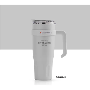 Termo Acero Inoxidable 900ml Premium Sitarayuri Doble Boquilla Frío/calor Coffee Gris Innovo Sitarayuri