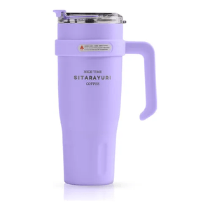 Termo Acero Inoxidable 900ml Premium Sitarayuri Doble Boquilla Frío/calor Coffee Morado Innovo Sitarayuri