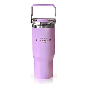 Termo Acero Inoxidable 600ml Manija Superior Frío/calor Coffee Flask Lila Innovo Sitarayuri