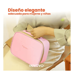 Cosmetiquera Para Dama Rosada Organizador Maquillaje Innovo