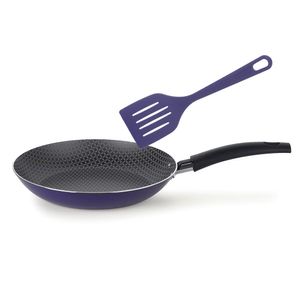 Sarten Aspiracion 24 Cm Con Espatula Morado