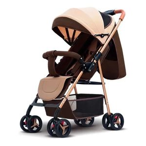 Coche Para Bebe Con Capota Expandible Fino Reversible 701-3 Beige