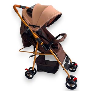 Coche Para Bebe Con Capota Expandible Fino Reversible 701-3 Beige