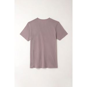 Camiseta básica morada para hombre