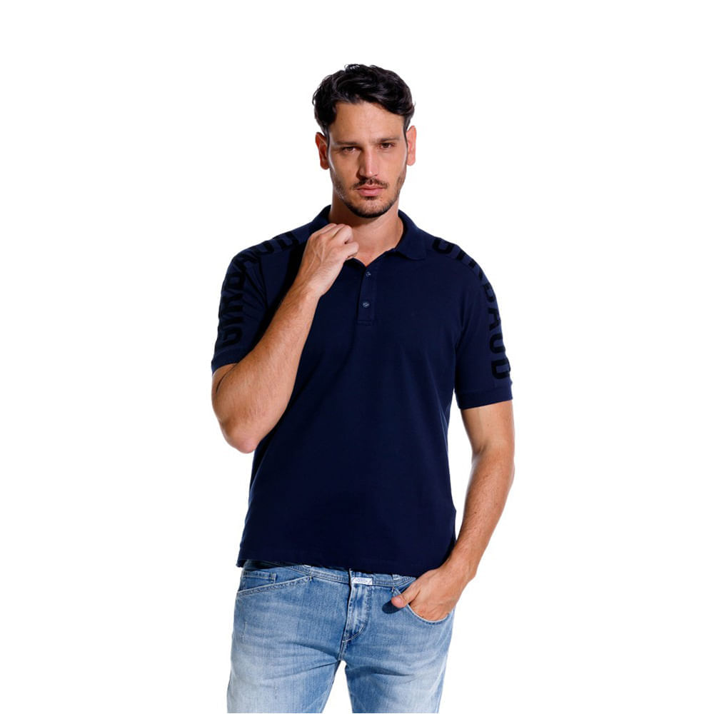 Polo Manga Corta Para Hombre Marcel Girbaud AZUL OSCURO S