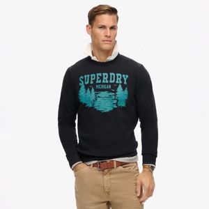 Buzo Cerrado Para Hombre Lo-Fi Outdoors Graphic Crew Superdry