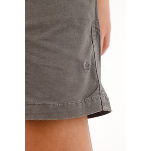 Bermuda con raqueta bordada gris para niño