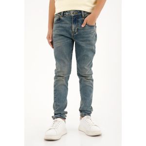 Jean Slim cinco bolsillos azul para niño