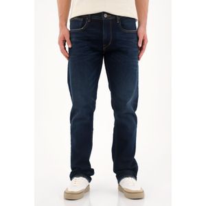 Jean Recto con detalles selvedge azul oscuro para hombre