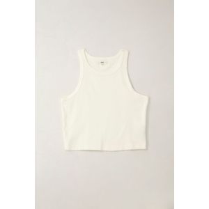 Camiseta manga sisa crudo para mujer