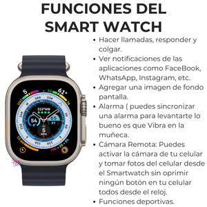Reloj Inteligente T900 Ultra SmartWatch Llamadas 2 Bandas