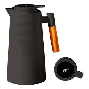 Termo Tetera Conserva Calor Con Indicador Led Temperatura 1 Litro Innovo Home Negro