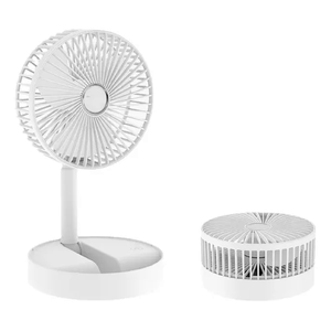 Mini Ventilador De Escritorio Mesa Recargable Con Base De Celular Ajustable 3 Velocidades Innovo