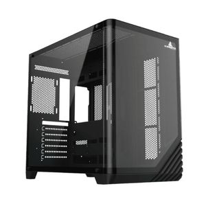 Chasis Gamer Iceberg Crystal Wave L Negro 7 Ventiladores ARGB Maxi Infinity