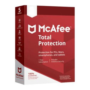 McAfee Total Protection 3 Dispositivos por 1 año