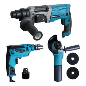 Set Taladro Pulidora Percutor Profesional 3 En Con Estuche Accesorios Innovo Tools