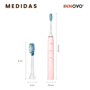 Cepillo Dental Pink Eléctrico Limpieza Profunda Recargable Limpieza Innovo Rosa