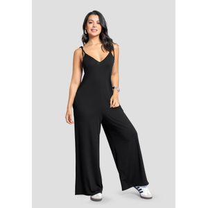 Enterizo Largo Mujer Negro Mp 7230