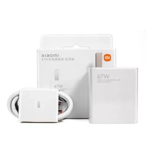 Combo Carga Xiaomi Cargador 67W + Cable Tipo C