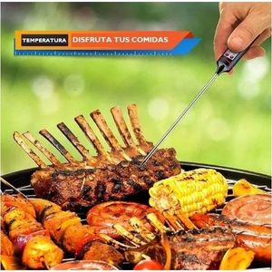 Termómetro Digital De Cocina Punzón Sonda Temperatura Comida