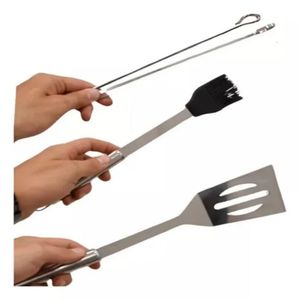 Set de Utensilios X6 Piezas para Parrilla en Acero Inoxidable