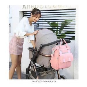 Bolso Pañalera Multifuncional Bebe Mochila Gatico 1406 Gris