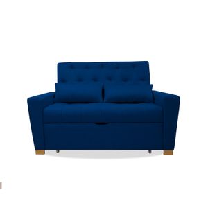 Sofa Cama Ackerman 120x180 cm Azul Petroleo