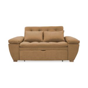Sofa Cama Multifuncional Magnin 180x95x80 cm  Camel + Cojines