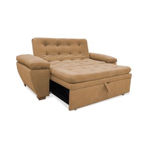 Sofa Cama Multifuncional Magnin 180x95x80 cm  Camel + Cojines