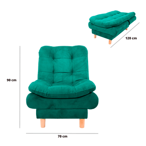 Poltrona Meier Reclinable Verde