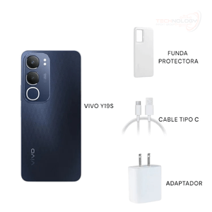 Celular Vivo Y19s 256GB + 6GB RAM 6.68" IP54 Dual SIM