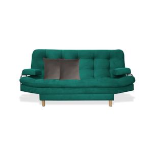Sofa Cama Hauser 3 Posiciones 120x185 cm Verde