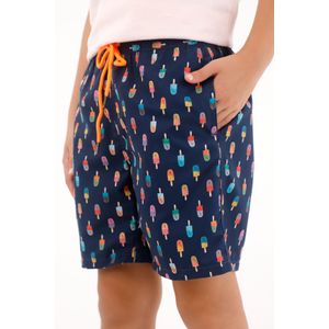 Pantaloneta de baño con estampado de paletas para niño
