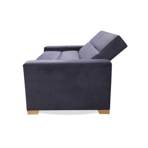 Sofa Cama Multifuncional Aubry 150x94 cm  Gris + Cojines