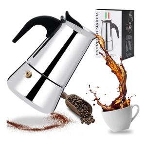 Cafetera Italiana Espresso Maker Acero Quirurgico 9 Tazas
