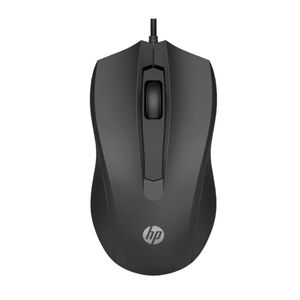Mouse HP Alámbrico Óptico 100 Negro