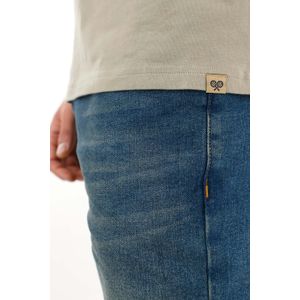 Camiseta Regular fit cuello redondo verde para hombre