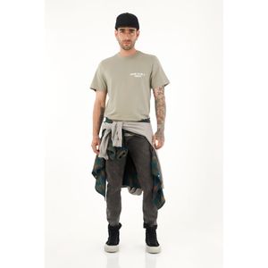 Camiseta manga corta verde para hombre