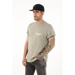 Camiseta manga corta verde para hombre