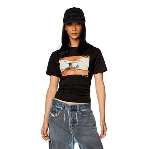 Camiseta Manga Corta Para Mujer T-Regs-N3 Diesel