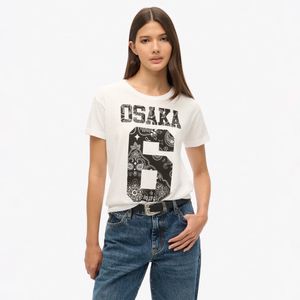 Camiseta Manga Corta Para Mujer Osaka 6 Bandana 90S Tee Superdry