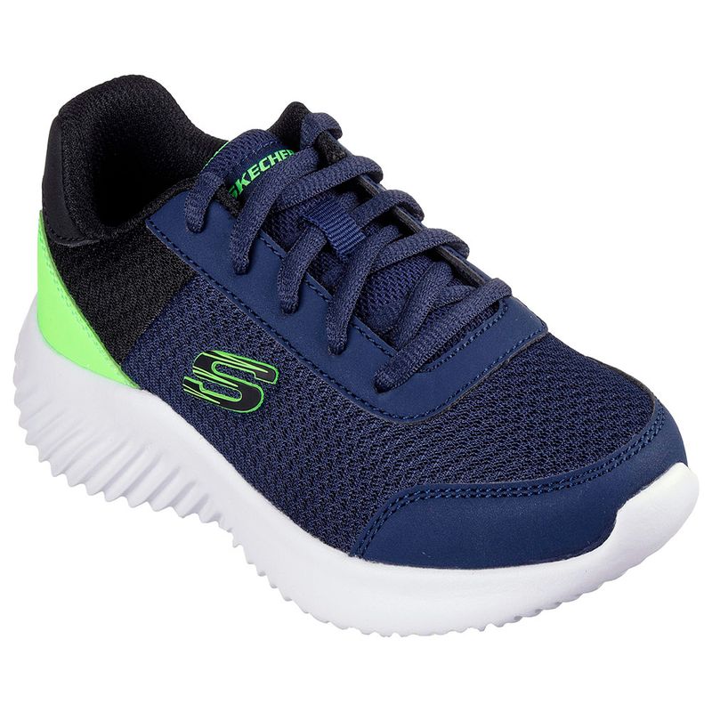 TENIS-SKECHERS-NIÑO-403909L-NVLM-BOUNDER