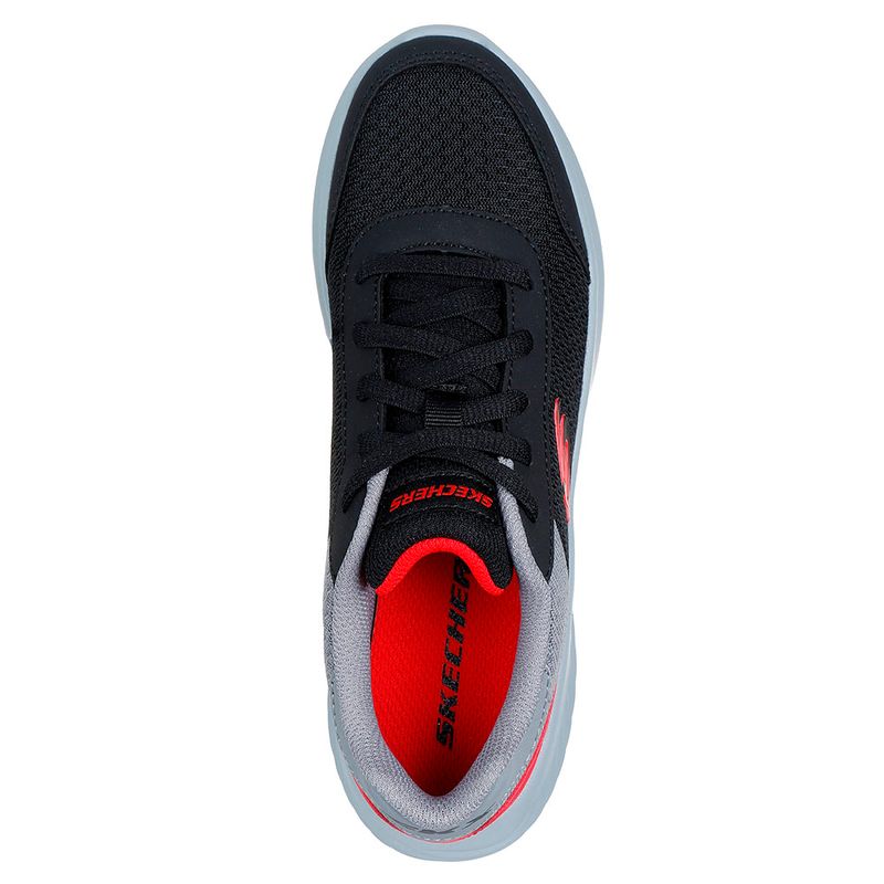 TENIS-SKECHERS-NIÑO-403909L-BKRD-BOUNDER