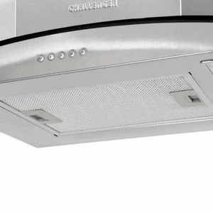 Campana Extractora Challenger 80cms Tipo Isla/Techo CX Gris - 80cm - Techo - Acero Inoxidable