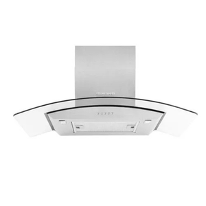 Campana Extractora Challenger 80cms Tipo Isla/Techo CX Gris - 80cm - Techo - Acero Inoxidable