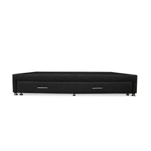 Cama Tarima Nido Comfort 100 Sencillo Negro