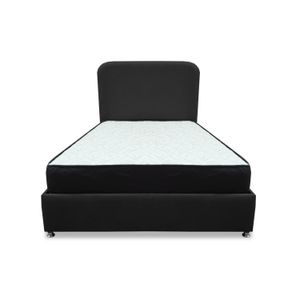 Combo Basecama y Colchon Comfort 100 Sencillo Negro mas Espaldar