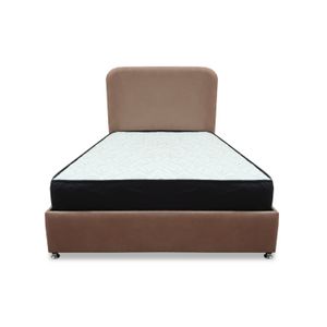Combo Basecama y Colchon Comfort 120 Semidoble Camel mas Espaldar