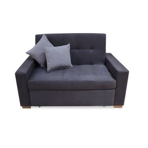 Sofacama Atalanta Multifuncional Carrito Gris + Cojines